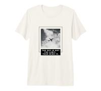 Le Ciel n'est Pas Votre Limite, C'est Votre Esprit Qui l'est | Cloud Plane T-Shirt Haut de Gamme