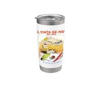 Le Cinco De Mayo 1862 El Sitio De Puebla Gobelet isotherme en acier inoxydable double paroi