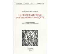 Le Cinquiesme Tome Des Histoires Tragiques