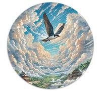 Le Cloud de Rupture Rapide 1000 Pièces Puzzle Art Circulaire pour Enfants Décompression Jeu D'Intelligence De l'art De La DécoRat ION Moderne 1000pcs (67.5x67.5cm)