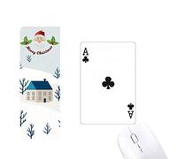 le club a des cartes à jouer ensemble cadeau de noël maison tapis de souris