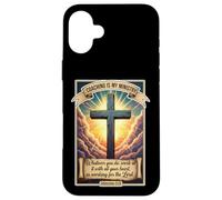 Le Coaching chrétien est Mon ministère Jésus-Christ Faith Coque pour iPhone 16 Plus