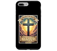 Le Coaching chrétien est Mon ministère Jésus-Christ Faith Coque pour iPhone 7 Plus/8 Plus
