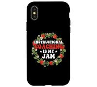Le Coaching pédagogique est ma Confiture Teacher Coach Strawberry Coque pour iPhone X/XS