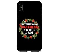 Le Coaching pédagogique est ma Confiture Teacher Coach Strawberry Coque pour iPhone XS Max