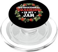Le Coaching pédagogique est ma Confiture Teacher Coach Strawberry PopSockets PopGrip pour MagSafe