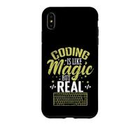 Le Codage est Magique mais réel Coque pour iPhone XS Max