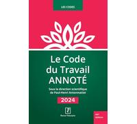 Le code du travail annoté 2024