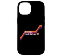 Le Code est la Loi Bitcoin Blockchain sécurité sats Trust Bitcoin Coque pour iPhone 14