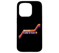 Le Code est la Loi Bitcoin Blockchain sécurité sats Trust Bitcoin Coque pour iPhone 15 Pro