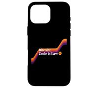 Le Code est la Loi Bitcoin Blockchain sécurité sats Trust Bitcoin Coque pour iPhone 16 Pro Max