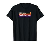 Le Code est la Loi Bitcoin Blockchain sécurité sats Trust Bitcoin T-Shirt