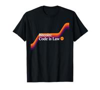 Le Code est la Loi Bitcoin Blockchain sécurité sats Trust Bitcoin T-Shirt