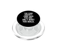 Le Code ne se Soucie Pas de Qui Vous êtes Audacieux PopSockets PopGrip pour MagSafe