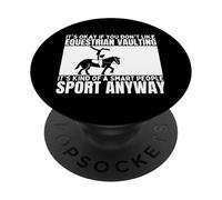 Le Coffre-Fort équestre est pour Les Personnes intelligentes, Les Cavaliers de Chevaux PopSockets PopGrip Adhésif