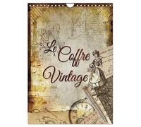 Le coffre vintage (Calendrier mural 2027 DIN A4 horizontal), CALVENDO calendrier mensuel: Collages décoratifs d´anciens objets