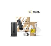 Coffret capsules réutilisables compatibles Nespresso Caps Me Noir Noir G