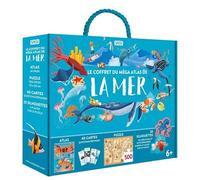 Le coffret du méga atlas de la mer Inclus cartes + atlas + puzzle - Alberto Borgo - Sassi - Boîte ou accessoire - Jeux livres objets