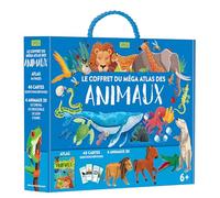Le coffret du méga atlas des animaux - N.E. 2024 - Giulia Pesavento - Sassi - Boîte ou accessoire - Jeux livres objets