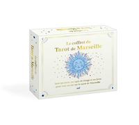 Le coffret du Tarot de Marseille Avec un tarot, un tapis de tirage et un livre pour tout savoir sur le tarot de Marseille - Atelier Moonchild - Merci Les Livres - Coffret - Jeux livres objets