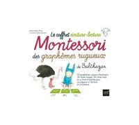 Le coffret écriture-lecture Montessori des graphèmes rugueux de Balthazar - Marie-Hélène Place - Hatier Jeunesse - Boîte ou accessoire - Document jeunesse dès 3 ans