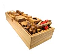 Le coffret en bois 12 casse-tête