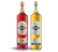 Le Coffret MARTINI Vibrante et Floreale Aperitivo non alcoolisé, 2 x 75cl / 750ml, infusé avec des plantes botaniques de qualité supérieure