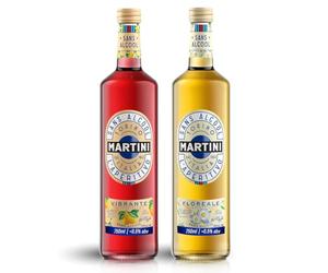 Le Coffret MARTINI Vibrante et Floreale Aperitivo non alcoolisé, 2 x 75cl / 750ml, infusé avec des plantes botaniques de qualité supérieure