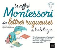 Le coffret Montessori des lettres rugueuses de Balthazar