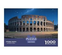 Le Colisée Romain Puzzles pour Adultes 1000 Pièces Bâtiment Landmark Puzzle pour Toute La Famille DéfiJouets Difficile Cadeaux pour Femmes/Hommes Décoration Intérieure 70x50cm/1000pcs