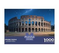 Le Colisée Romain Puzzles pour Adultes 1000 Pièces Bâtiment Landmark Puzzle pour Toute La Famille DéfiJouets Difficile Cadeaux pour Femmes/Hommes Décoration Intérieure 38x26cm/1000pcs