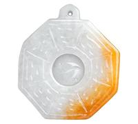 Le Collier Pendentif en Jade de Glace, Le Collier Tai Chi Bagua, représente l'équilibre du Yin du Yang, idéal pour Ceux Qui recherchent la Paix intérieure la Sagesse