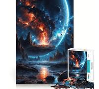Le Collision de Deux Mondes Puzzle de 1000 Pièces pour Adultes Jeu Intellectuel et Détente Pièce de Qualité Fine Art 50x75cm