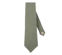 Le Colonel - Cravate Lin vert argile - Made in France