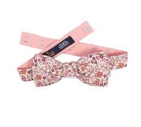 Le Colonel - Noeud Papillon Liberty Ava bordeaux rose - Made in France