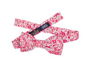 Le Colonel - Noeud papillon Liberty Emma framboise - Made in France