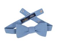 Le Colonel - Noeud papillon Lin bleuet - Made in France