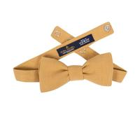 Le Colonel - Noeud papillon Lin moutarde - Made in France