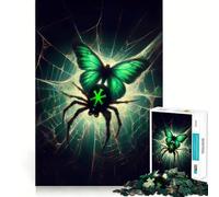 Le Combat Contre Une araignée Puzzle de 1000 pièces pour Adolescents Jeu de réflexion et d'évasion apaisant 50x75cm