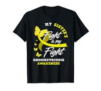 Le combat de ma sœur est mon combat Sensibilisation à l'endométriose T-Shirt