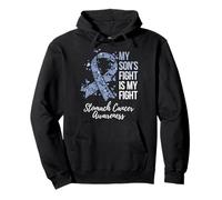 Le Combat de Mon Fils est ma Lutte Contre Le Cancer de l'estomac Sweat à Capuche