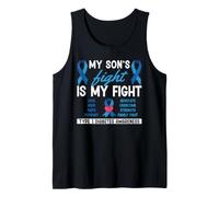 Le Combat de Mon Fils est Mon Combat Mois de Sensibilisation au diabète de Type 1 Débardeur
