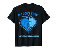 Le Combat de Mon Fils est Mon Combat Mois de Sensibilisation au diabète de Type 1 T-Shirt