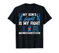 Le Combat de Mon Fils est Mon Combat Mois de Sensibilisation au diabète de Type 1 T-Shirt