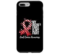 Le Combat de Mon frère est ma Lutte Contre Le Cancer buccal Coque pour iPhone 7 Plus/8 Plus