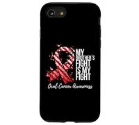 Le Combat de Mon frère est ma Lutte Contre Le Cancer buccal Coque pour iPhone SE (2020) / 7/8