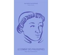 Le combat des philosophes Moyen Âge et Renaissance - Brigitte Boudon - Ancrages - broché - Essai