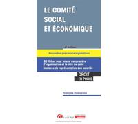 Le comité social et économique (CSE): Nouvelles précisions législatives - 20 fiches pour mieux comprendre l'organisation et le rôle de cette instance de représentation des salariés
