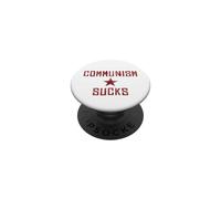Le Communisme est nul - L'Amérique d'abord, Le socialisme anticommuniste PopSockets PopGrip Adhésif