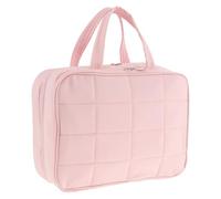 Le compartiment pour sac de toilette toilette toilette organisateur de toilette est portatif et pliable pour le maquillage, le sable cosmétique et le sable médium - Crochet en métal pour le studio de